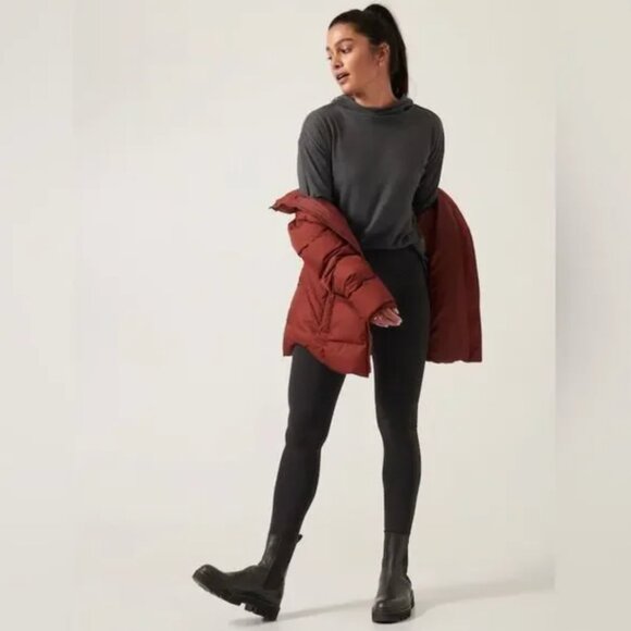 Athleta | Oversized Uptempo Elevate Hoodie Sweatshirt Long Sleeve Tee | Size XXS - Picture 5 of 14